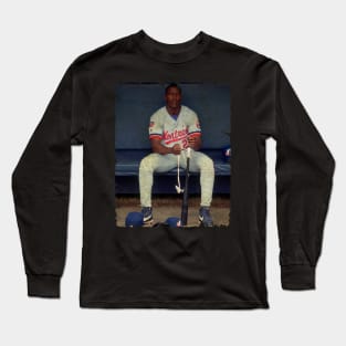 Vladimir Guerrero in Montreal Expos Long Sleeve T-Shirt